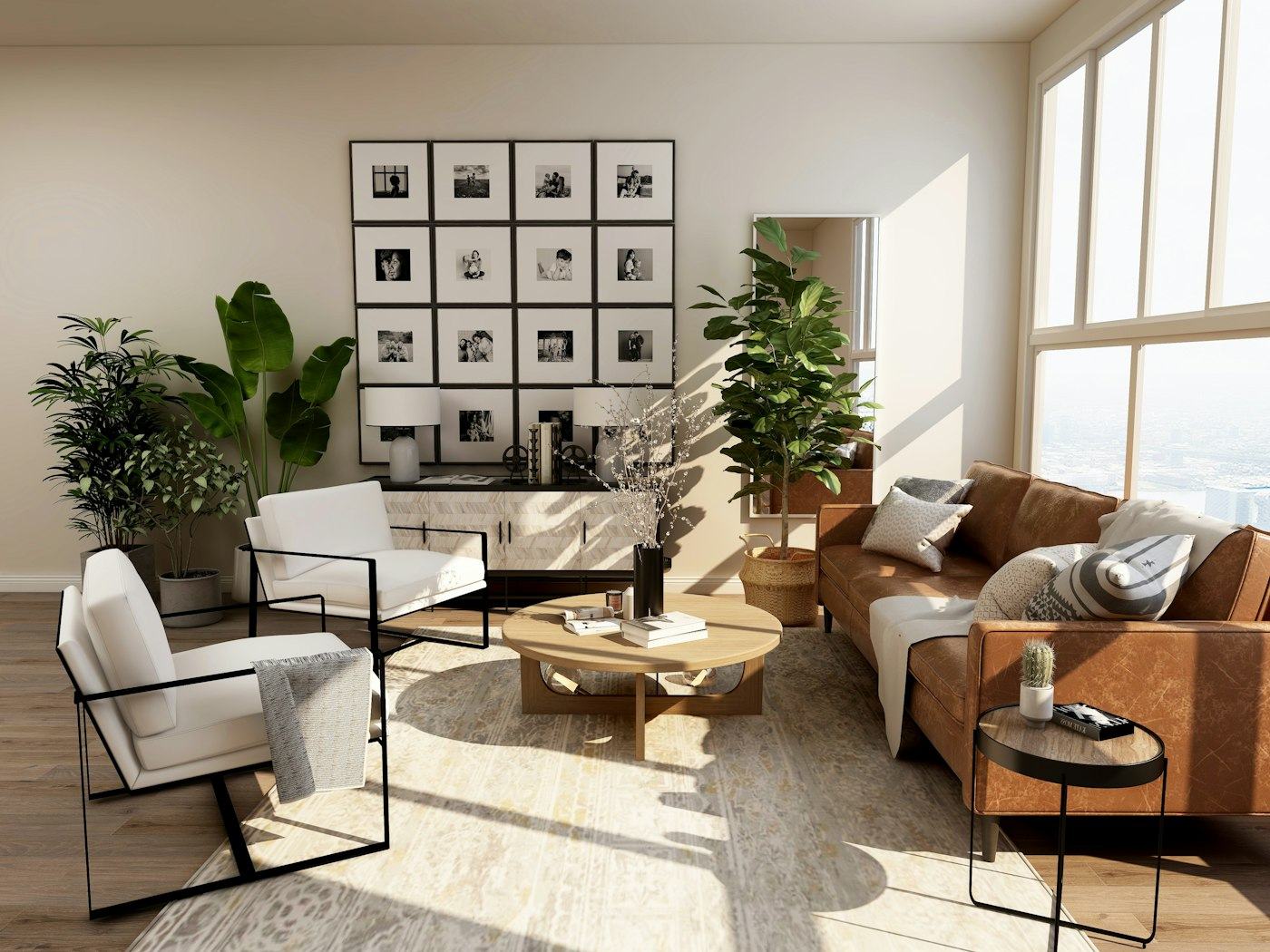 Open-concept main floor renovation sample